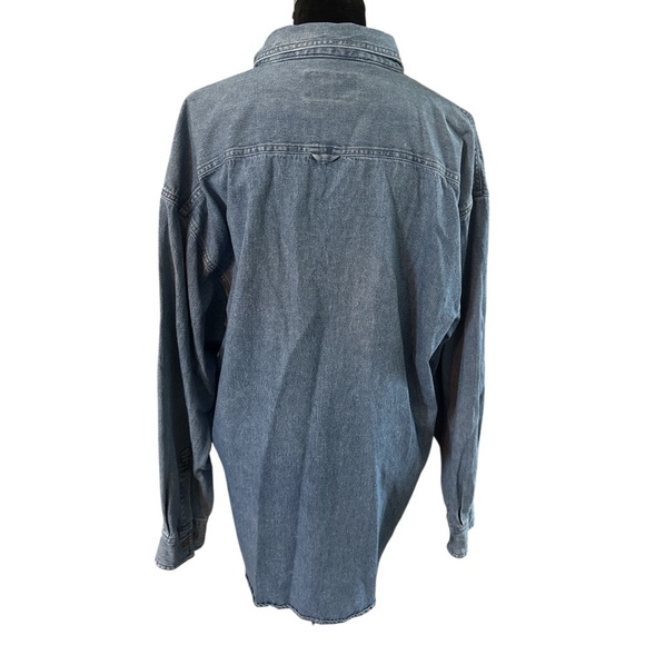 90’s Western Classic Denim Button Up - Picture 2 of 12